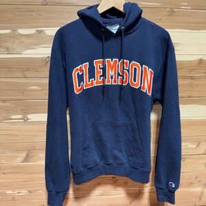 Champion Stitched/Sewn Clemson University Tigers College Football Sweatshirt M